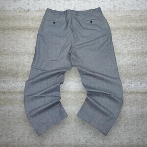 Vintage 90s Dress Pants 38x30 Relaxed Fit Black White Houndstooth